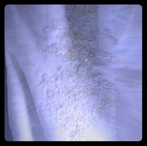 Strapless wedding gown